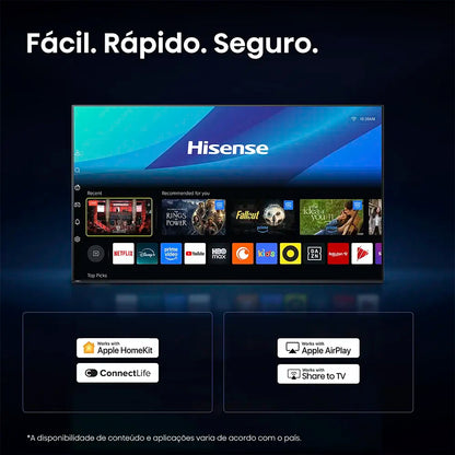 Smart TV Hisense A4S 32” HD Ready LED HomeOS 2026