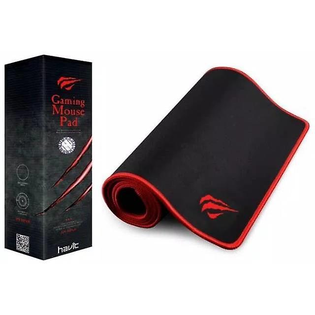 Tapete de Rato Gaming Havit Preto e Vermelho | 900x300mm Superfície Antiderrapante