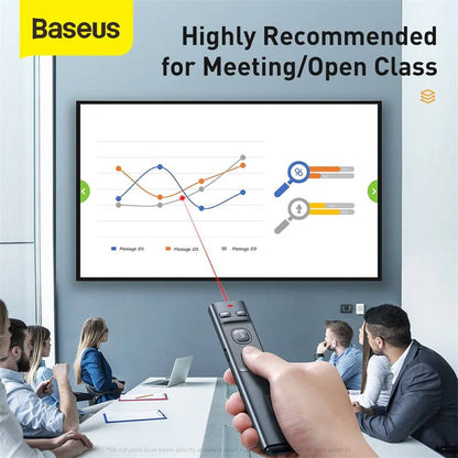 Apresentador Baseus Wireless com apontador laser ACFYB-0G