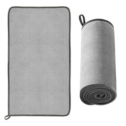 Baseus 2 x toalha de microfibra para lavagem de carro / 40 cm x 80 cm / cinza