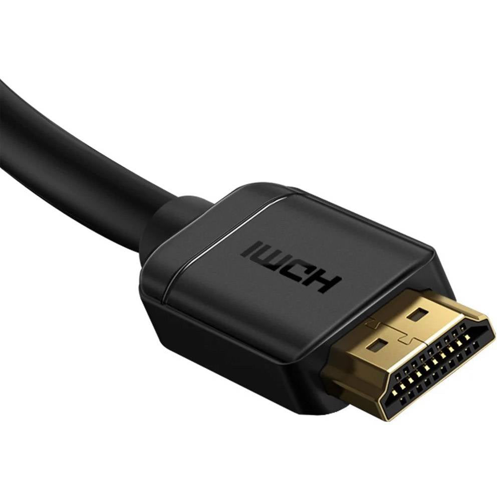Cabo HDMI 2.0 Baseus High Definition Series 4K  3D HDR / 3m / Preto / 2 unidades
