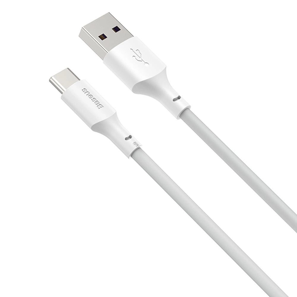 Conjunto 2 Cabos USB-A para USB-C Macho / PD 40W / 1.5m / Branco