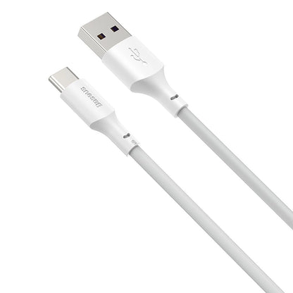 Conjunto 2 Cabos USB-A para USB-C Macho / PD 40W / 1.5m / Branco