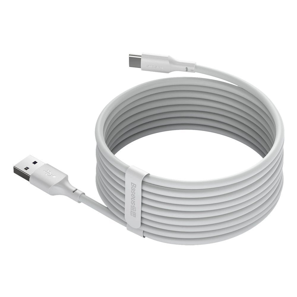 Conjunto 2 Cabos USB-A para USB-C Macho / PD 40W / 1.5m / Branco