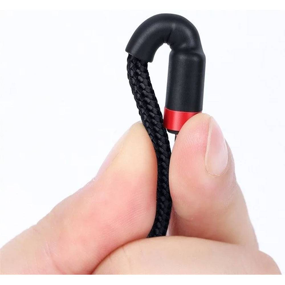 Cabo USB-C Baseus Cafule / PD 60W / 1m / Preto/Vermelho