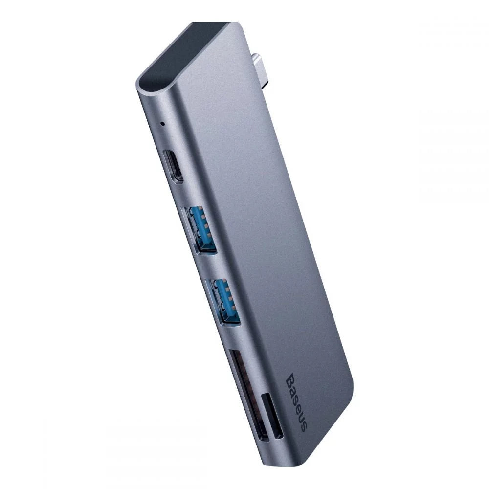 Base & Duplicador de Portas Hub USB-C Baseus CAHUB-K0G | Cinzento