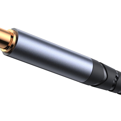 Cabo de áudio Stereo Joyroom SY-A06 / AUX 3.5mm mini jack para lightning / 1,2m / preto