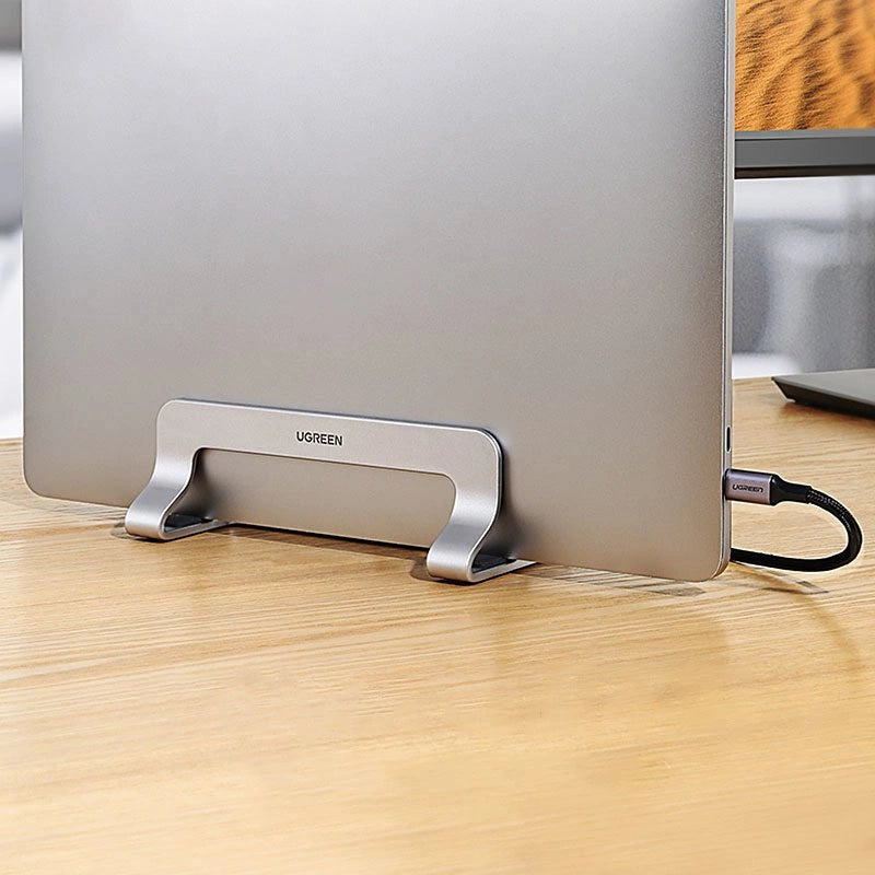 Suporte vertical de alumínio para computador portátil Macbook Ugreen / Cinzento