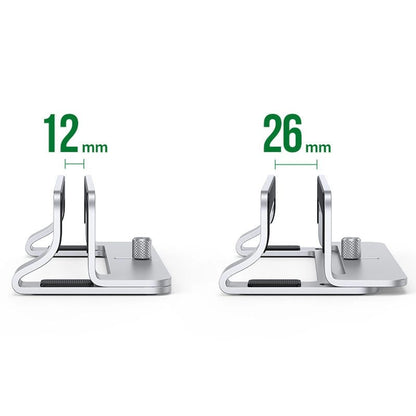 Suporte vertical de alumínio para computador portátil Macbook Ugreen / Cinzento