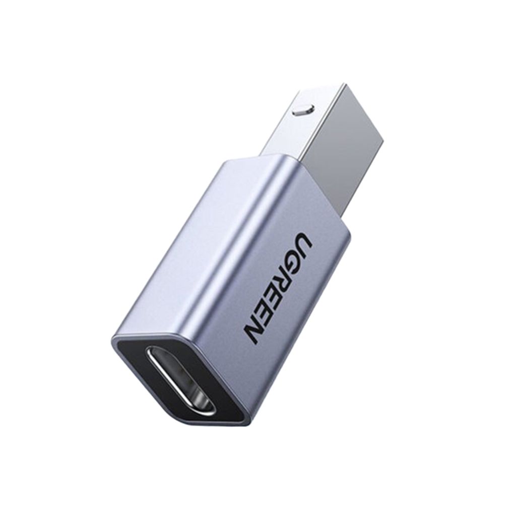 Adaptador Ugreen USB-B para USB-C / Cinzento / US382