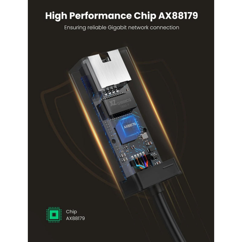 Adaptador Ethernet Ugreen CR111 USB 3.0 para RJ45 Gigabit
