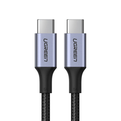 Cabo Ugreen US316 USB-C para USB-C / 480Mb/s / 5A / 0.5m / Cinza