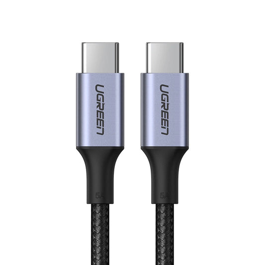 Cabo Ugreen US316 USB-C para USB-C / 480Mb/s / 5A / 0.5m / Cinza