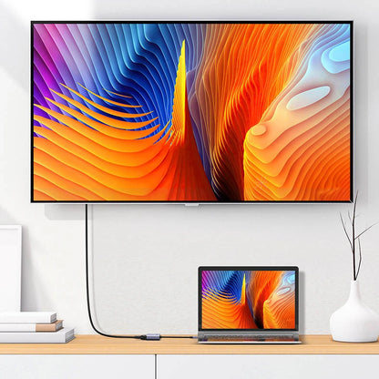 Conversor adaptador Ugreen CM449 / USB-A para HDMI 1.3 (1920x1080 60Hz) + VGA 1.2 (1920x1080 60Hz) / Cinzento