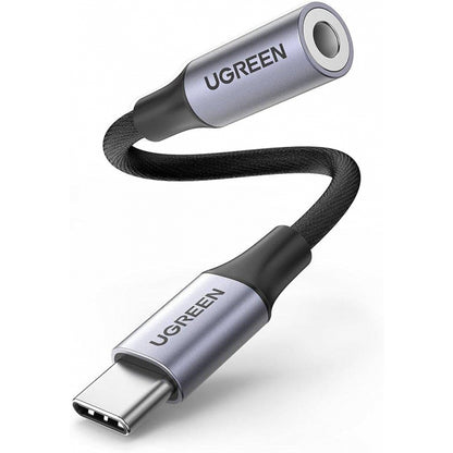 Adaptador USB-C para Jack 3.5mm UGREEN AV161 Cinzento