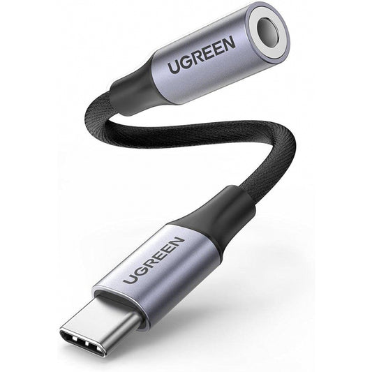 Adaptador USB-C para Jack 3.5mm UGREEN AV161 Cinzento