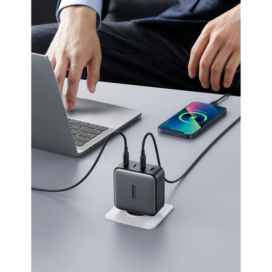 Carregador UGREEN USB-A+3xUSB-C 100W com Cabo USB C-C / Preto / 90575_0