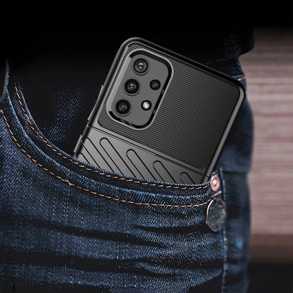 Thunder Case Flexible Tough Rugged Cover TPU Case for Nokia 5.4 black_12