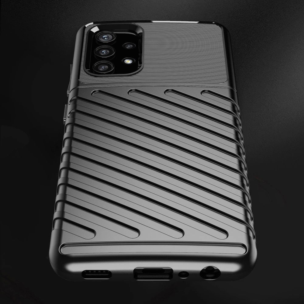 Thunder Case Flexible Tough Rugged Cover TPU Case for Nokia 5.4 black_5