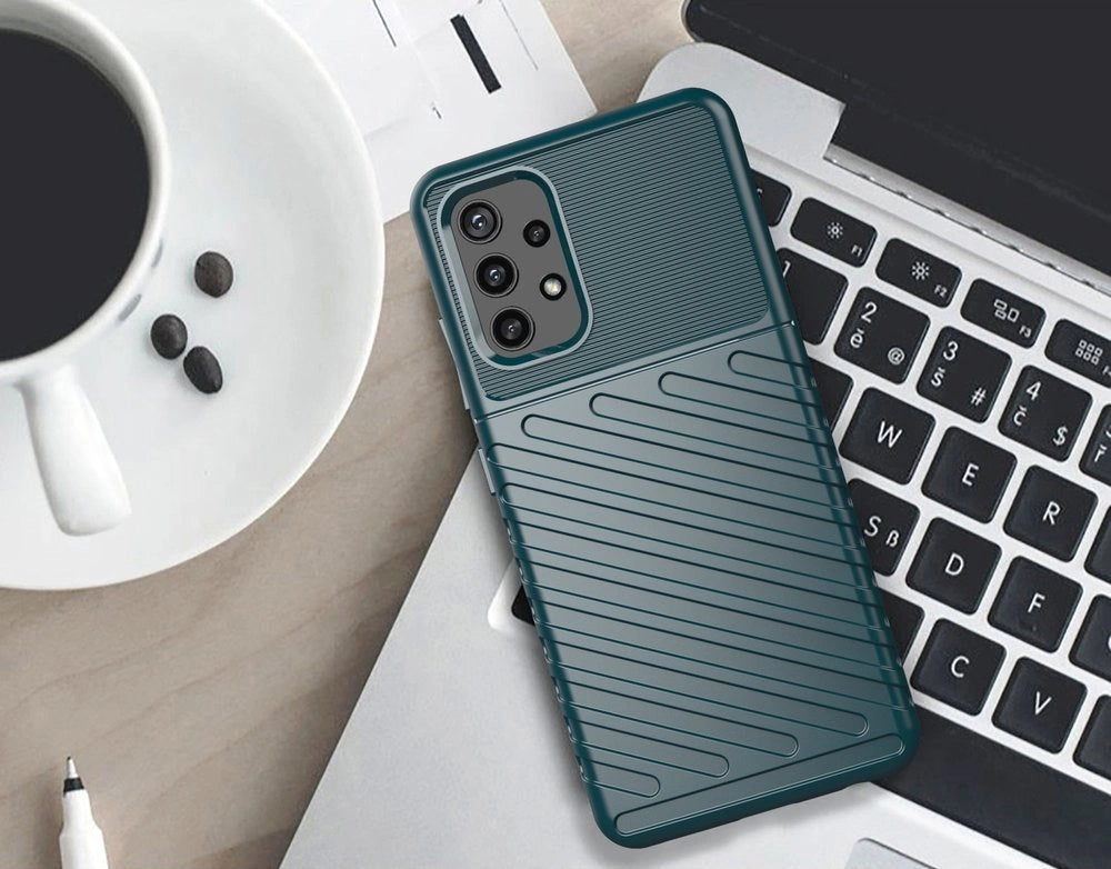 Thunder Case Flexible Tough Rugged Cover TPU Case for Nokia 5.4 black_6