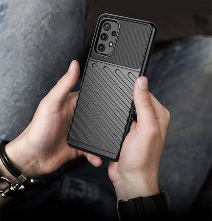 Thunder Case Flexible Tough Rugged Cover TPU Case for Nokia 5.4 black_7