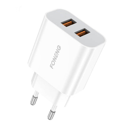 Carregador Foneng 2x USB-A + Cabo Lightning