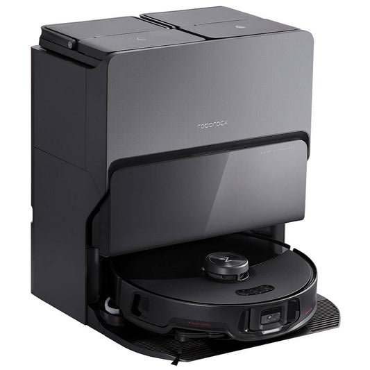 Aspirador Robô Roborock S8 MaxV Ultra 10000Pa 5200mAh Preto + Estação de Esvaziamento Automático