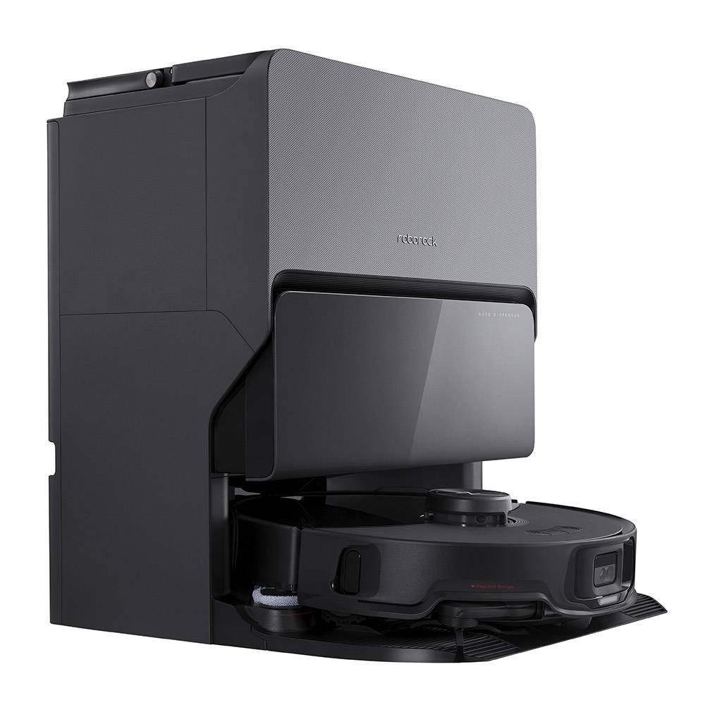 Aspirador Robô Roborock S8 MaxV Ultra 10000Pa 5200mAh Preto + Estação de Esvaziamento Automático