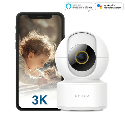 Câmara de Segurança Interior iMILAB C22 WiFi 3K Branca