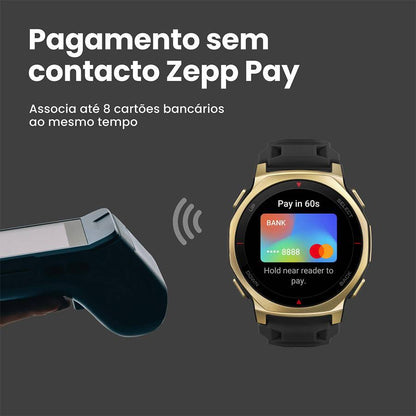 Smartwatch Amazfit T-Rex 3 Pro 44mm GPS Mapas 10ATM Arctic Gold