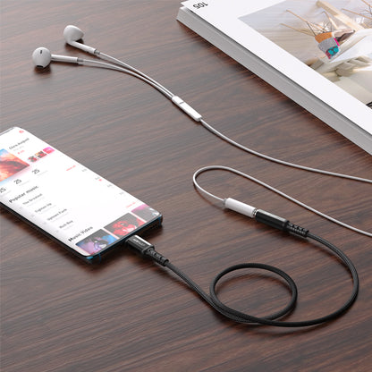 Adaptador USB-C para mini jack 3,5mm Acefast C1-07 18cm