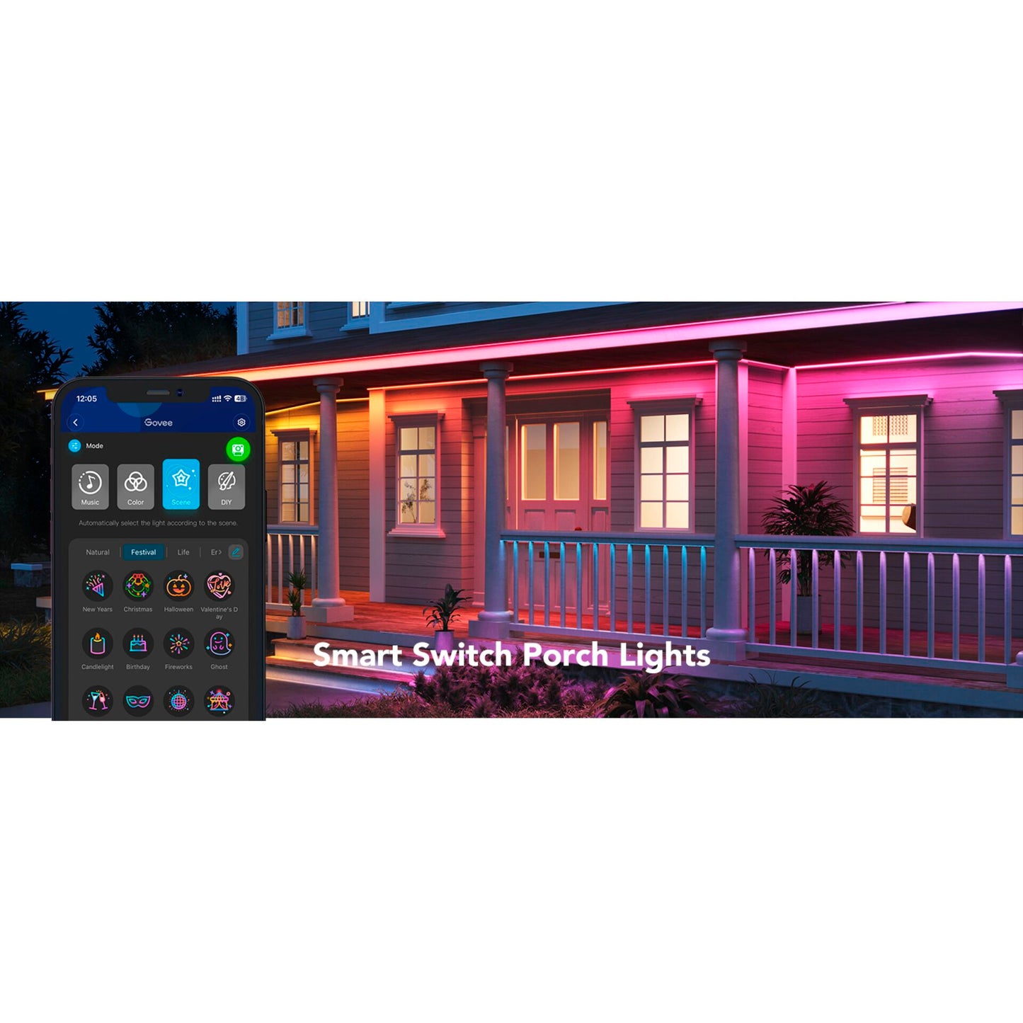 Fita LED GOVEE de Exterior Light Pro 10m H70A13D1_2