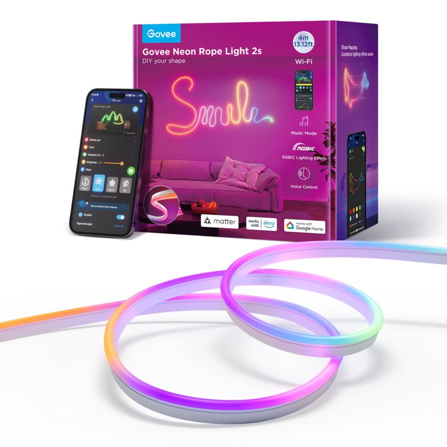 Govee Neon Strip Light 4 Metros / Branco / H61D4C01_0