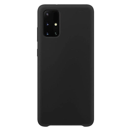 Silicone Case Soft Flexible Rubber Cover for Samsung Galaxy A72 4G black_0