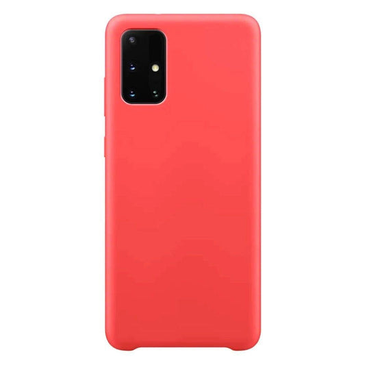 Silicone Case Soft Flexible Rubber Cover for Samsung Galaxy A72 4G red_0