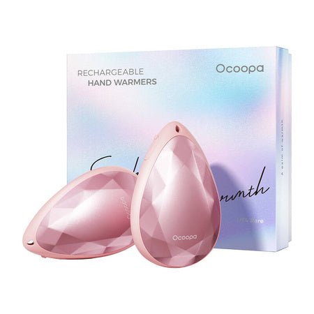 Aquecedor de Mãos OCOOPA Rosa 2x2000 mAh USB-C