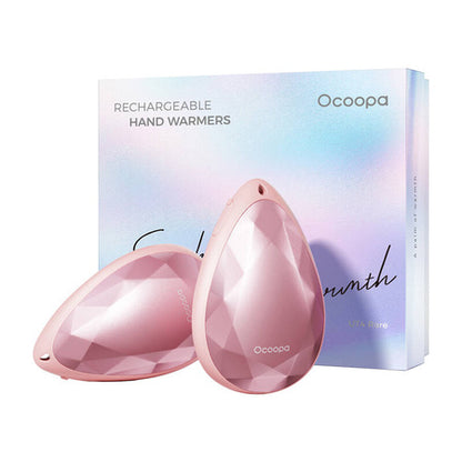 Aquecedor de Mãos OCOOPA Rosa 2x2000 mAh USB-C