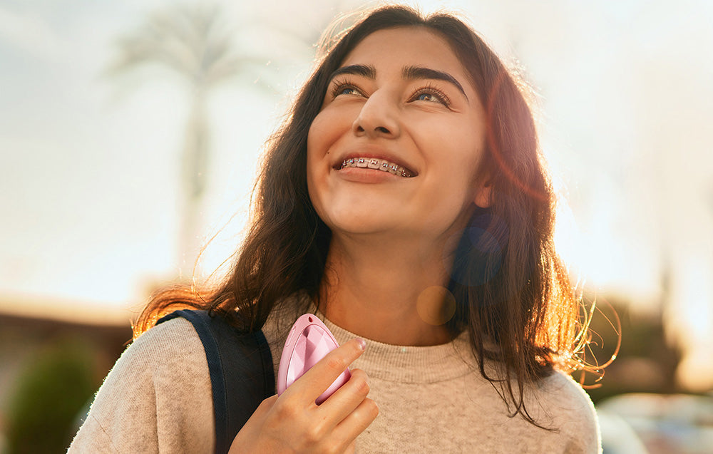 Aquecedor de Mãos OCOOPA Rosa 2x2000 mAh USB-C