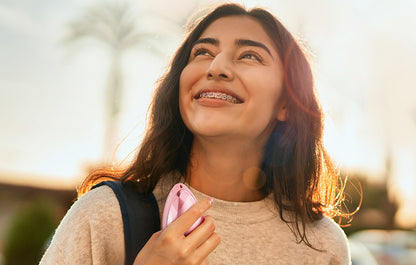 Aquecedor de Mãos OCOOPA Rosa 2x2000 mAh USB-C