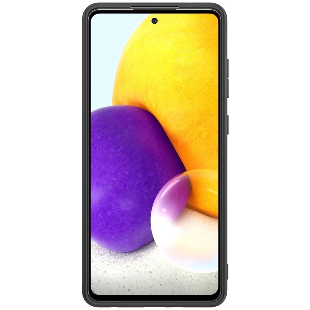 Nillkin Textured Case durable reinforced case with gel frame and nylon back for Samsung Galaxy A72 4G black_1