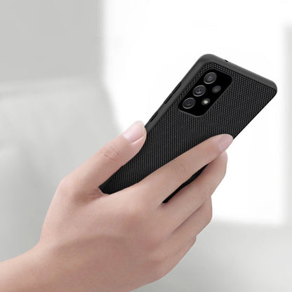 Nillkin Textured Case durable reinforced case with gel frame and nylon back for Samsung Galaxy A72 4G black_7