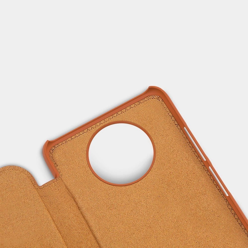 Nillkin Qin leather holster case for Xiaomi Redmi Note 9T 5G brown_6