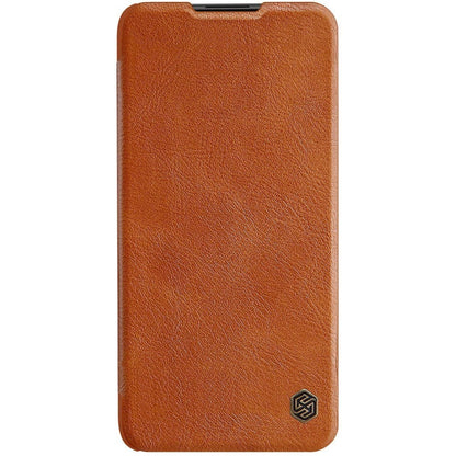 Nillkin Qin leather holster case for Xiaomi Redmi Note 9T 5G brown_1