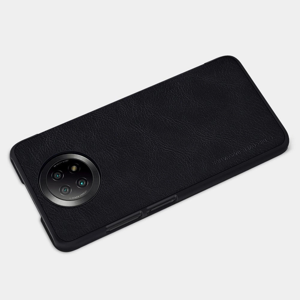 Nillkin Qin leather holster case for Xiaomi Redmi Note 9T 5G brown_17