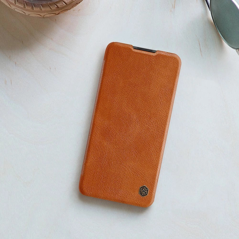 Nillkin Qin leather holster case for Xiaomi Redmi Note 9T 5G brown_10