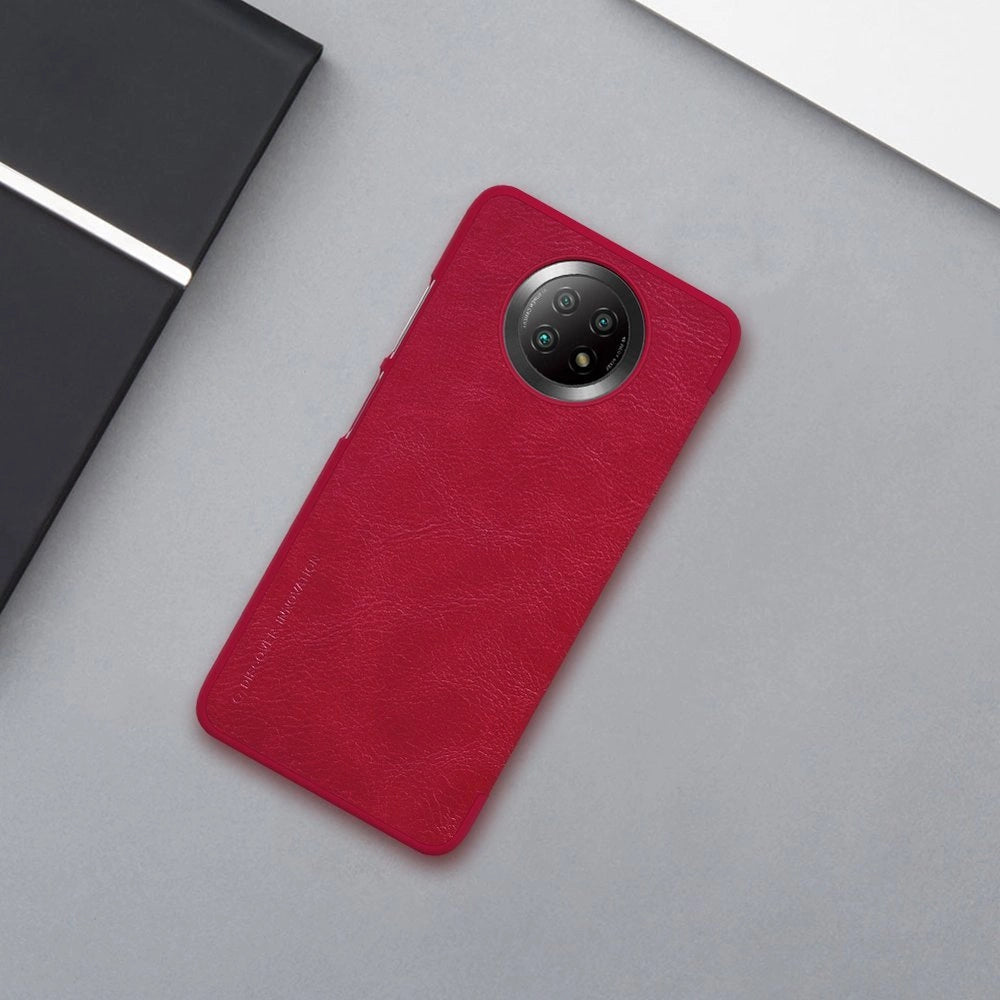 Nillkin Qin leather holster case for Xiaomi Redmi Note 9T 5G brown_15