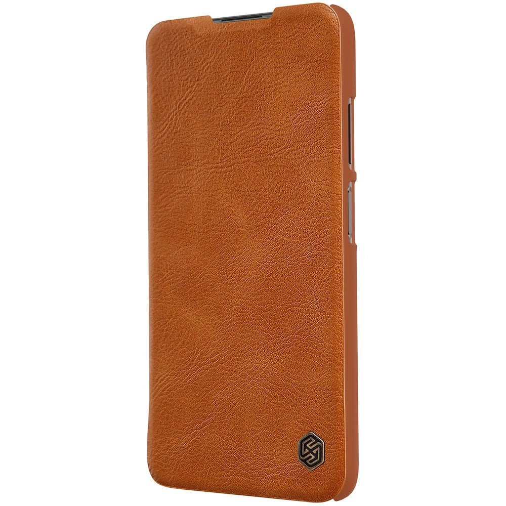 Nillkin Qin leather holster case for Xiaomi Redmi Note 9T 5G brown_2