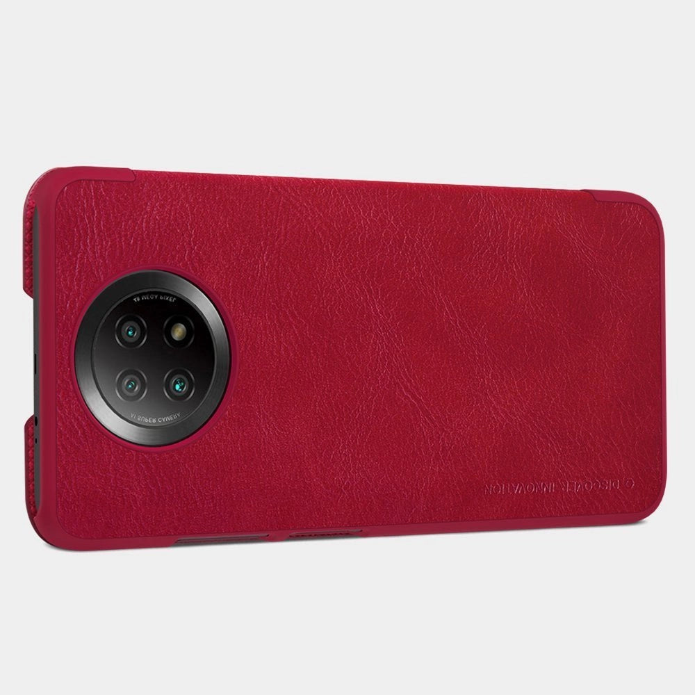 Nillkin Qin leather holster case for Xiaomi Redmi Note 9T 5G brown_12