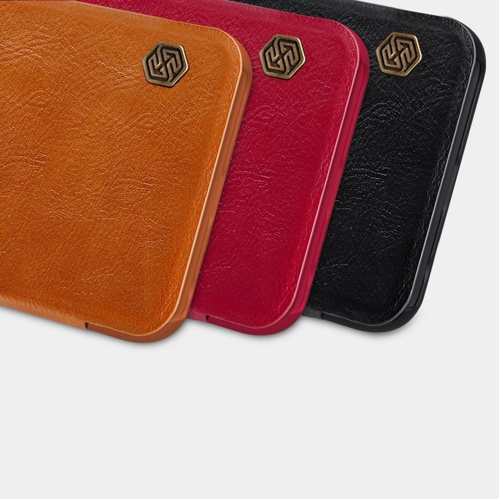 Nillkin Qin leather holster case for Xiaomi Redmi Note 9T 5G brown_11