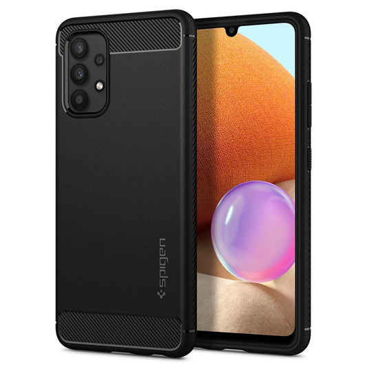 Spigen Rugged Armor Case for Samsung Galaxy A52 / A52S - Matte Black_0